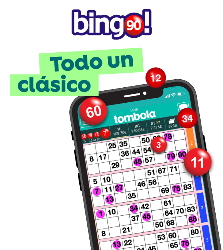 bingo 90 - Todo un clásico