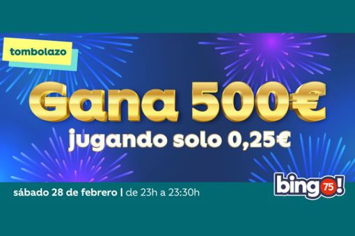 Gana 500€ jugando solo 0,25€